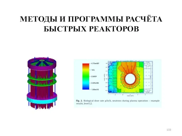 МЕТОДЫ И ПРОГРАММЫ РАСЧЁТА БЫСТРЫХ РЕАКТОРОВ