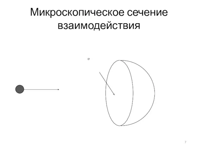 Микроскопическое сечение взаимодействия