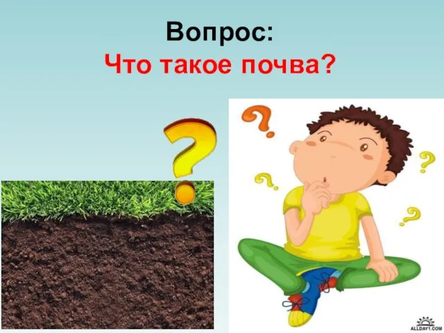 Вопрос: Что такое почва?