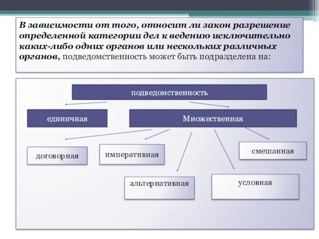 В зависимости от того, относит ли закон разрешение определенной категории