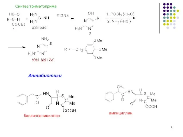 Синтез триметоприма Антибиотики бензилпенициллин ампициллин