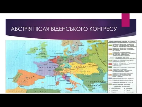 АВСТРІЯ ПІСЛЯ ВІДЕНСЬКОГО КОНГРЕСУ