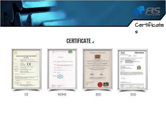 Certificates