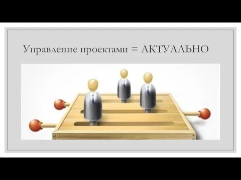 Управление проектами = АКТУАЛЬНО