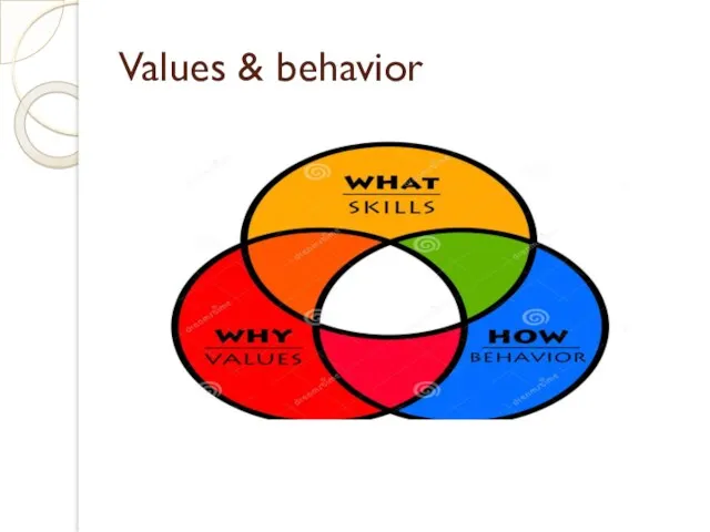 Values & behavior