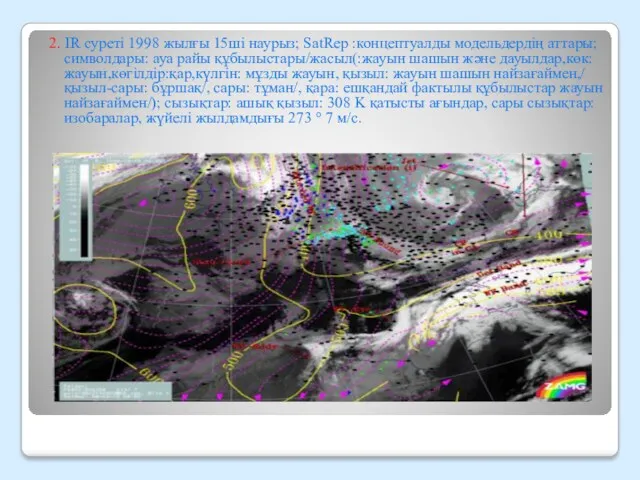 2. IR суреті 1998 жылғы 15ші наурыз; SatRep :концептуалды модельдердің