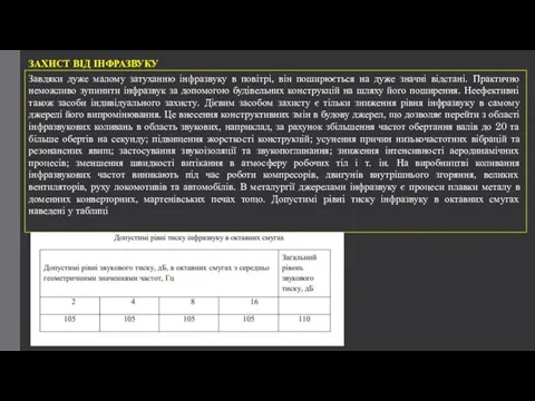 Завдяки дуже малому затуханню інфразвуку в повітрі, він поширюється на