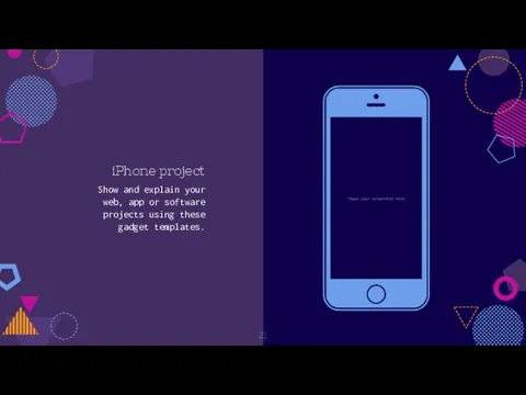 iPhone project Show and explain your web, app or software