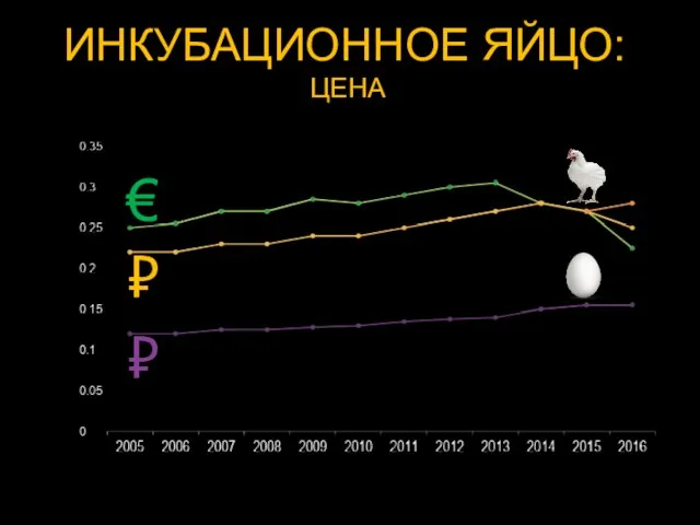 ИНКУБАЦИОННОЕ ЯЙЦО: ЦЕНА ₽ € ₽