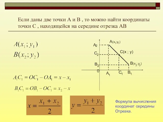 Если даны две точки А и В , то можно