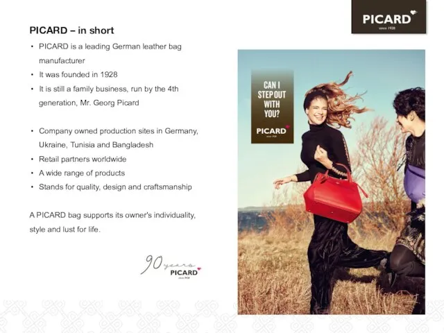 PICARD is a leading German leather bag manufacturer It was