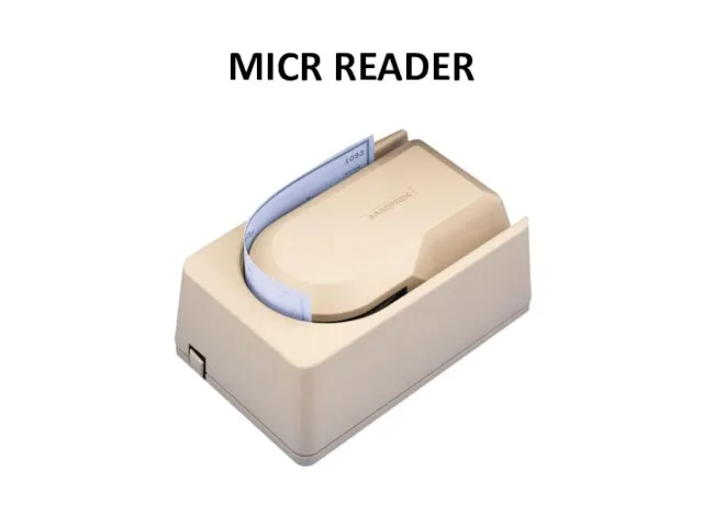 MICR READER