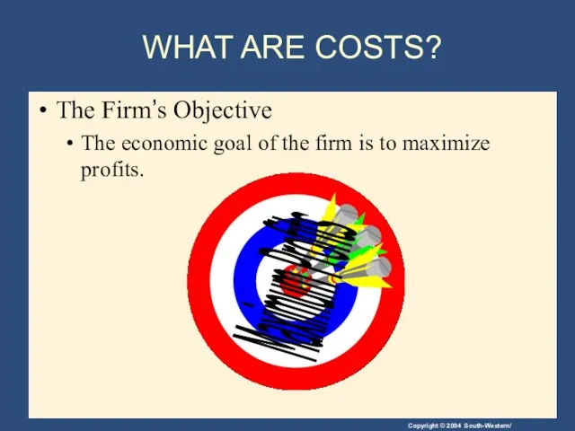 WHAT ARE COSTS? The Firm’s Objective The economic goal of