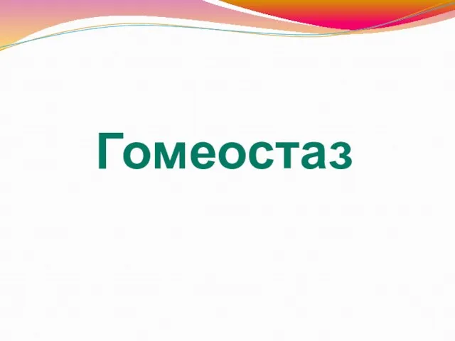 Гомеостаз