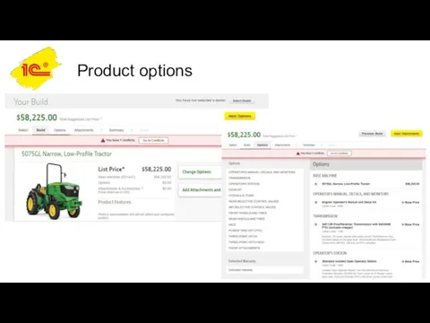 Product options