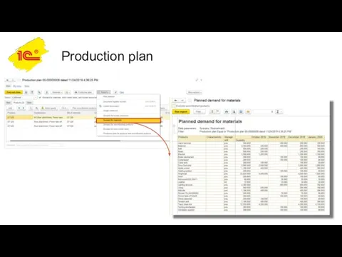 Production plan