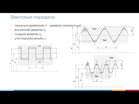 Винтовые передачи