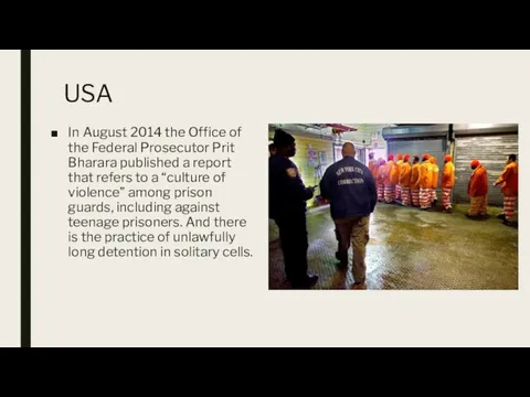 USA In August 2014 the Office of the Federal Prosecutor