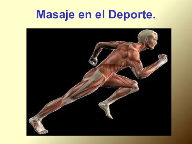 Masaje en el Deporte.