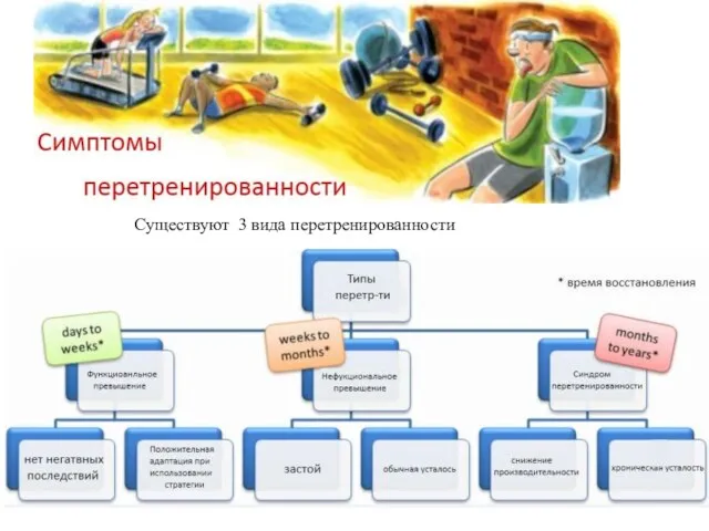 Существуют 3 вида перетренированности