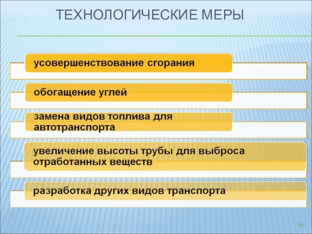 ТЕХНОЛОГИЧЕСКИЕ МЕРЫ