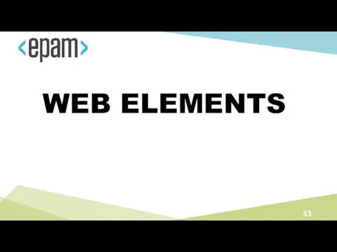 WEB ELEMENTS