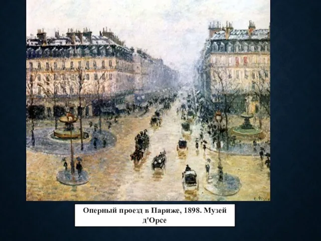 Оперный проезд в Париже, 1898. Музей д'Орсе