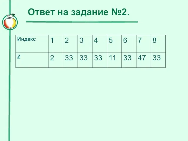 Ответ на задание №2.