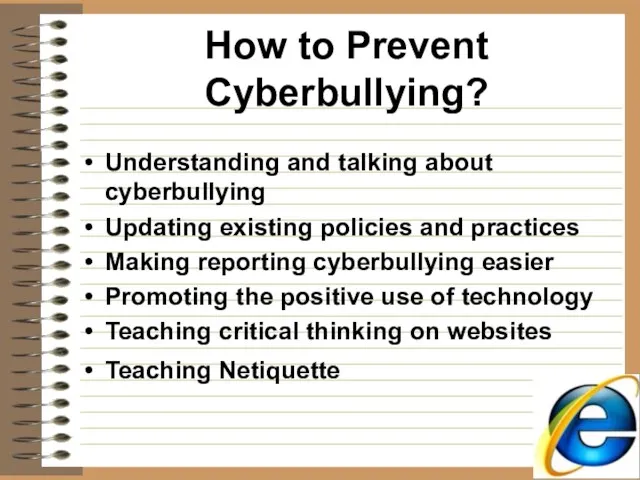 How to Prevent Cyberbullying? Understanding and talking about cyberbullying Updating