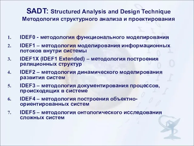 SADT: Structured Analysis and Design Technique Методология структурного анализа и