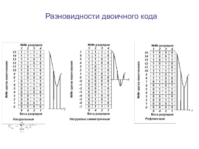 Разновидности двоичного кода