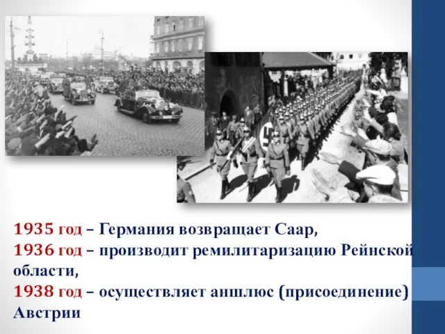 1935 год – Германия возвращает Саар, 1936 год – производит