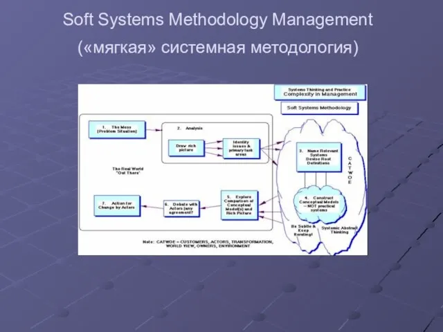 Soft Systems Methodology Management («мягкая» системная методология)