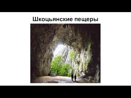 Шкоцьянские пещеры