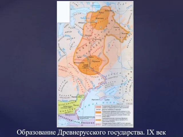 Образование Древнерусского государства. IX век