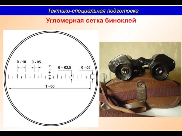 Угломерная сетка биноклей Тактико-специальная подготовка