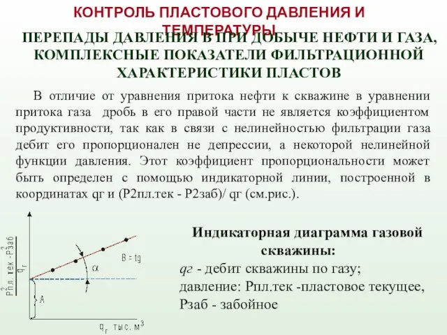 В отличие от уравнения притока нефти к скважине в уравнении