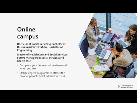 Online campus Bachelor of Social Services | Bachelor of Business