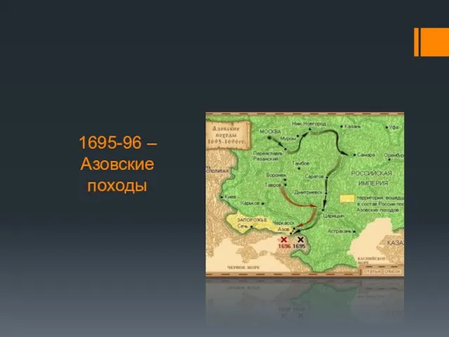 1695-96 – Азовские походы