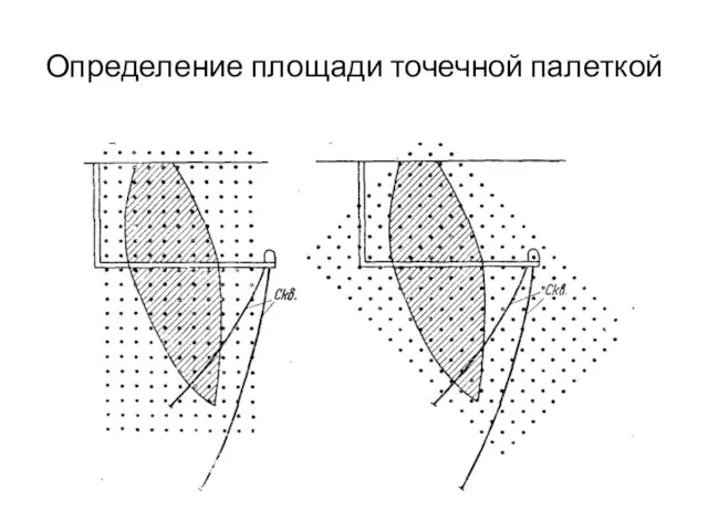 Определение площади точечной палеткой