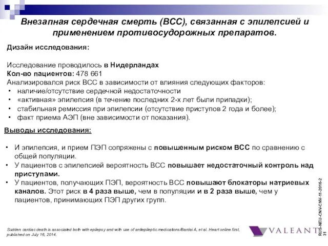 Дизайн исследования: Исследование проводилось в Нидерландах Кол-во пациентов: 478 661