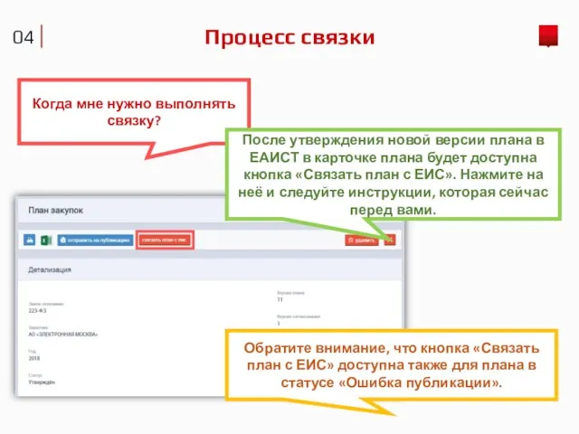 0 Процесс связки Когда мне нужно выполнять связку? После утверждения