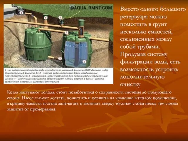 Когда наступают холода, стоит позаботиться о сохранности системы до следующего