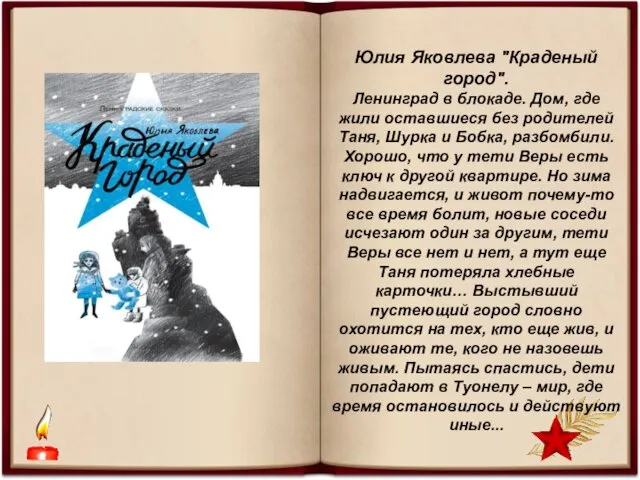 Юлия Яковлева "Краденый город". Ленинград в блокаде. Дом, где жили