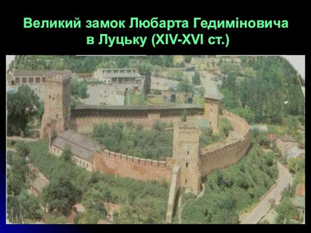 Великий замок Любарта Гедиміновича в Луцьку (ХІV-ХVІ ст.)