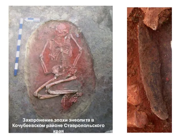 Захоронение эпохи энеолита в Кочубеевском районе Ставропольского края