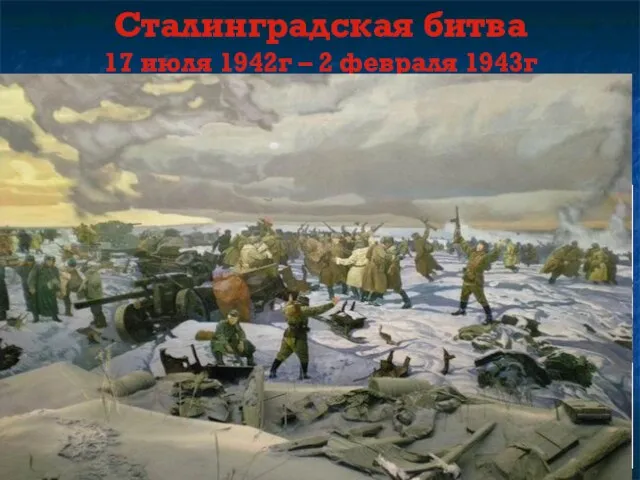 Сталинградская битва 17 июля 1942г – 2 февраля 1943г