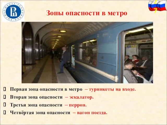 Зоны опасности в метро Первая зона опасности в метро – турникеты на входе.