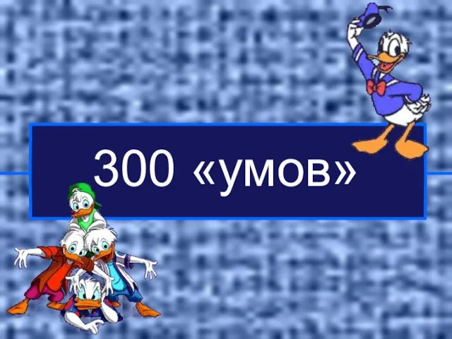 300 «умов»