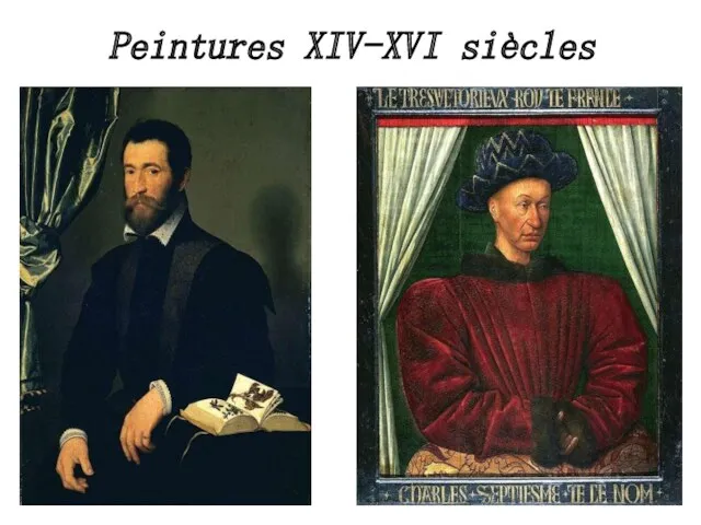 Peintures XIV-XVI siècles